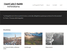 Tablet Screenshot of giancarloparisi.net